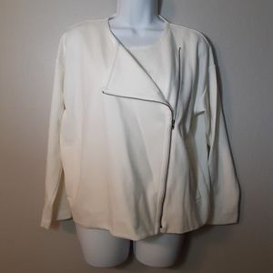 Eileen Fisher Petite Cream Ponte Jacket